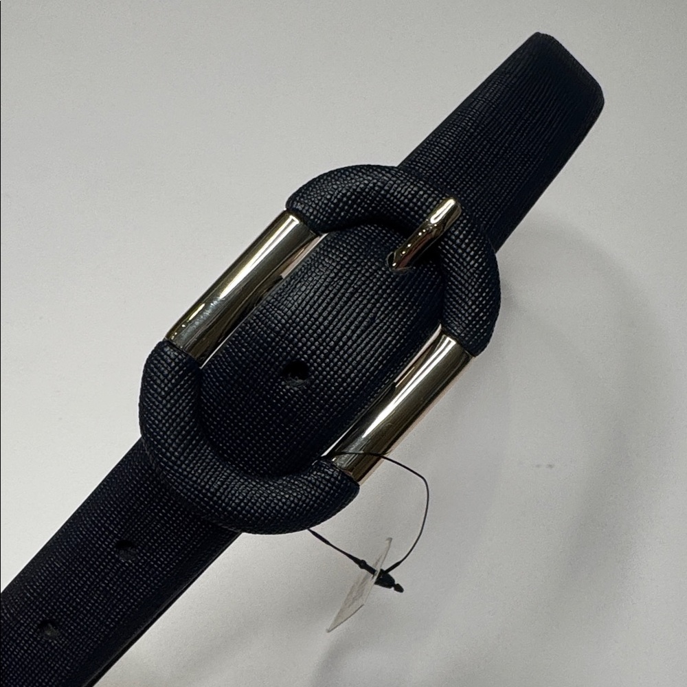 White House Black Market Navy Belt with Buckle - Picture 6 of 6